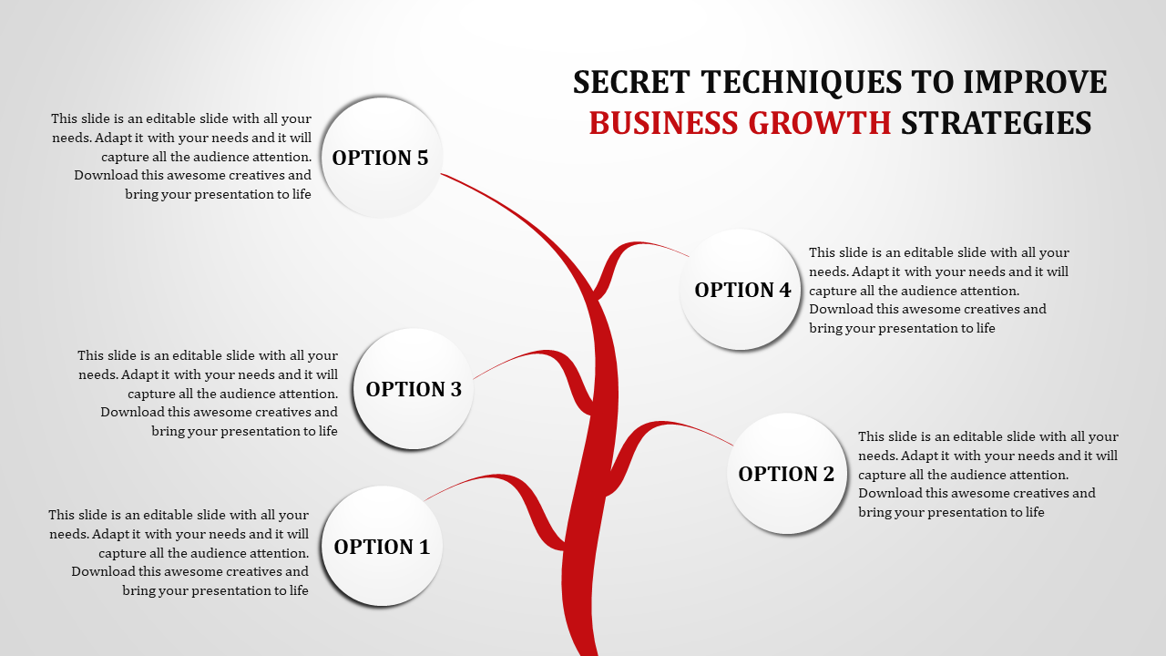 business growth strategies ppt-Secret Techniques To Improve Business Growth Strategies